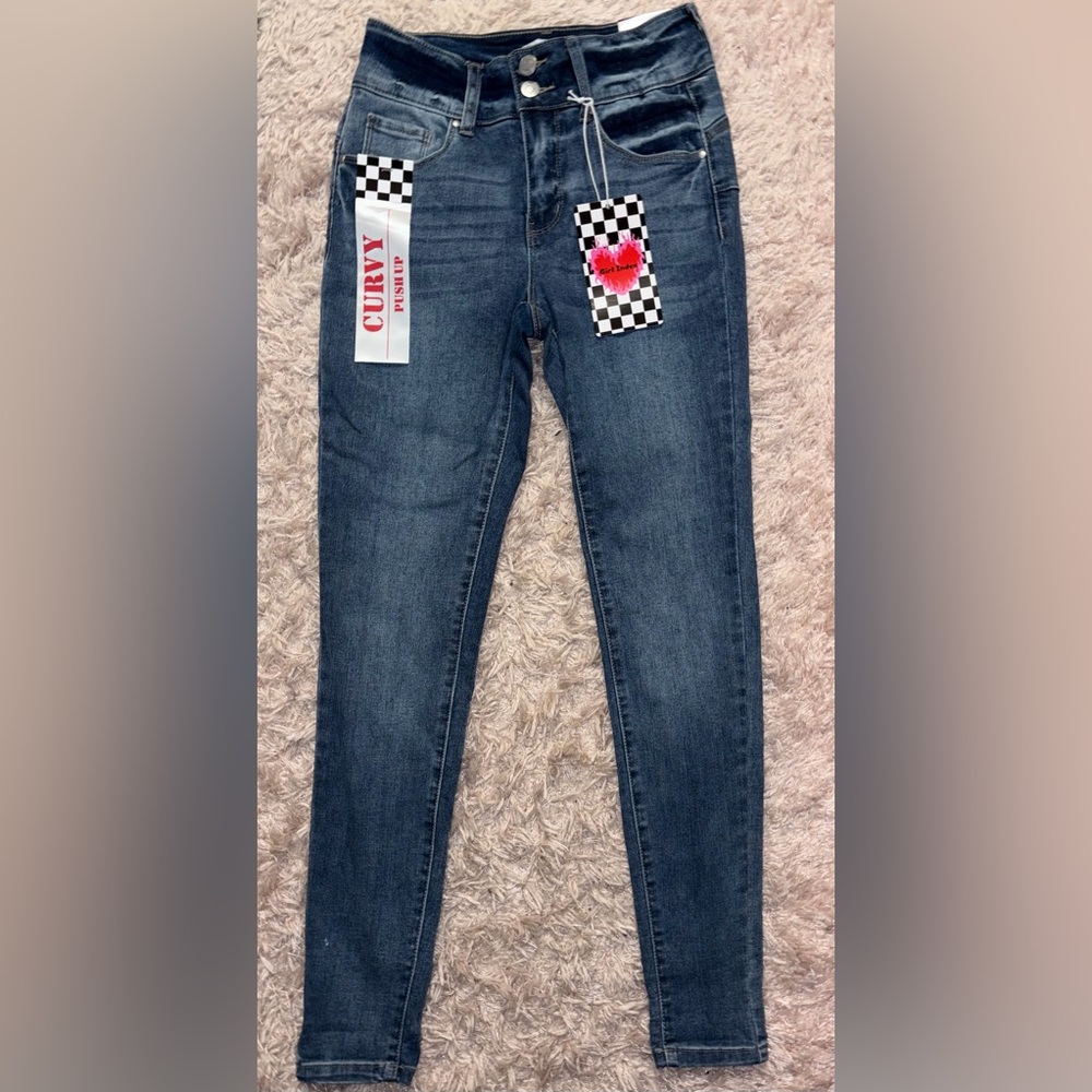 Women's Dark Blue Skinny Jeans